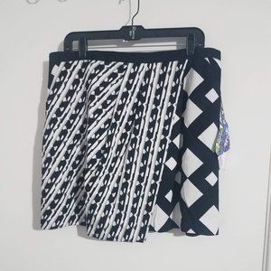 Peter Pilotto Target faux wrap skirt 16 asymmetric